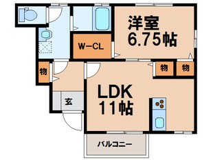 サウスシャトーの物件間取画像